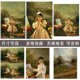 儿童婚纱影楼拍照背景幕布 摄影背景布 法式 复古油画仿手绘风格