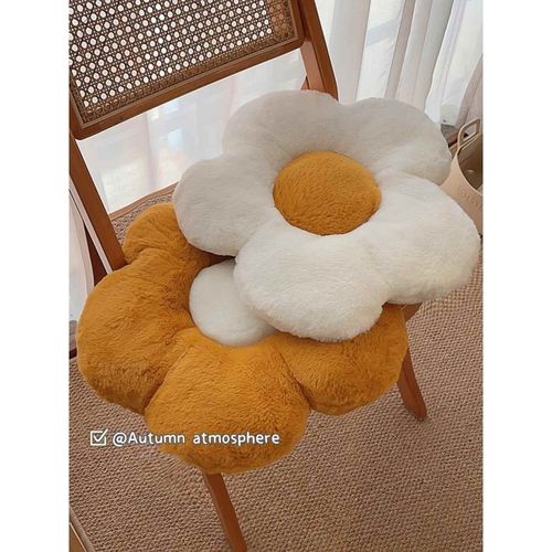 太阳花抱枕沙发客厅奶油风飘窗摆件装饰花朵花型靠垫花瓣靠枕坐垫