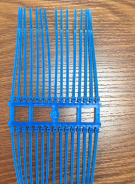 铁特氟龙扎带耐高低温280度蓝色 2.5*100mm 200/300/430阻燃94V-0