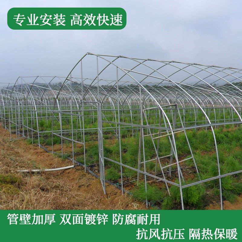 温室大棚骨架热镀锌椭圆管钢管养殖大棚蔬菜大棚连体连栋大棚定制,农机/农具/农膜,温室大棚支架,淘宝优惠券,粉丝福利购,淘宝优惠卷