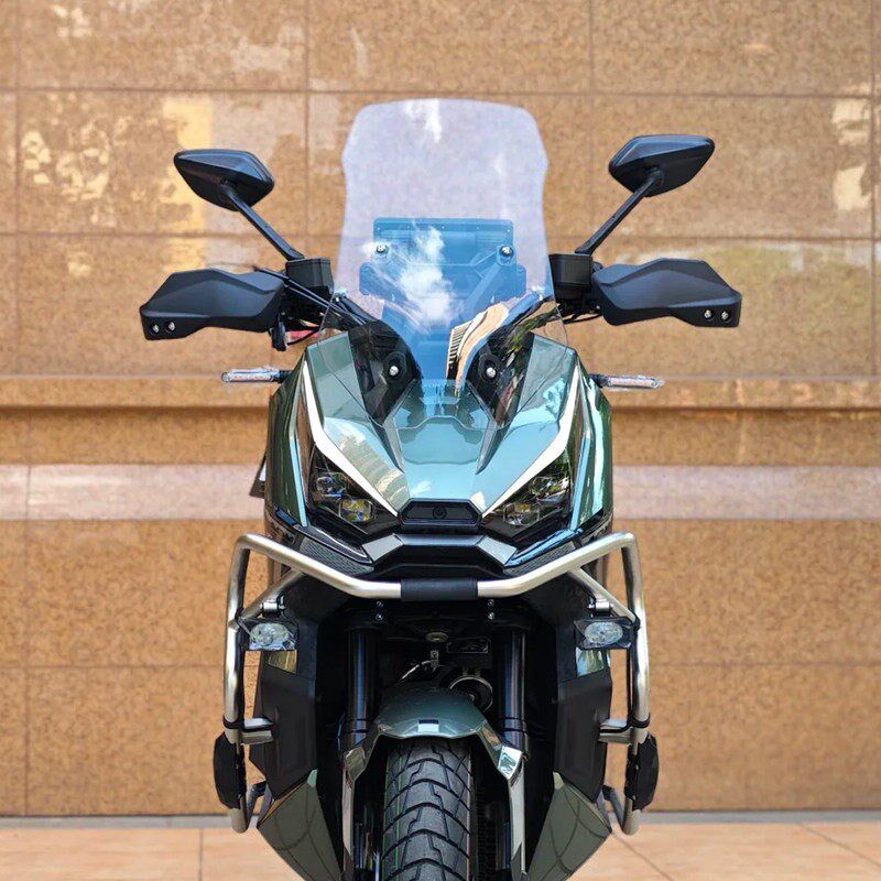 适用于 于升仕368G挡风玻璃改装加高挡风368G改装配件前挡护胸板