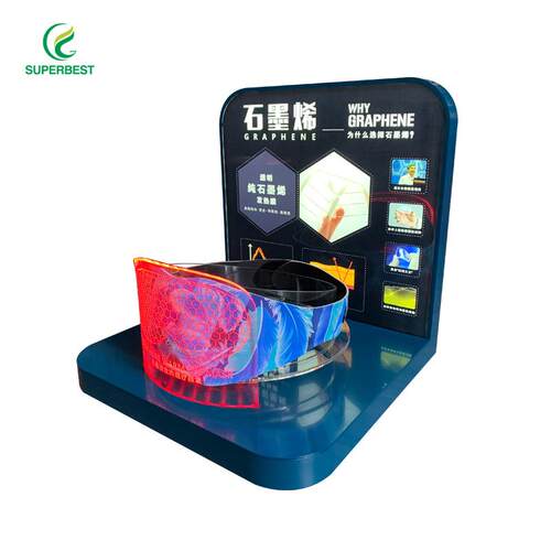 智能眼罩LED发光背板数码展示架亚克力电子智能穿戴穿戴展台
