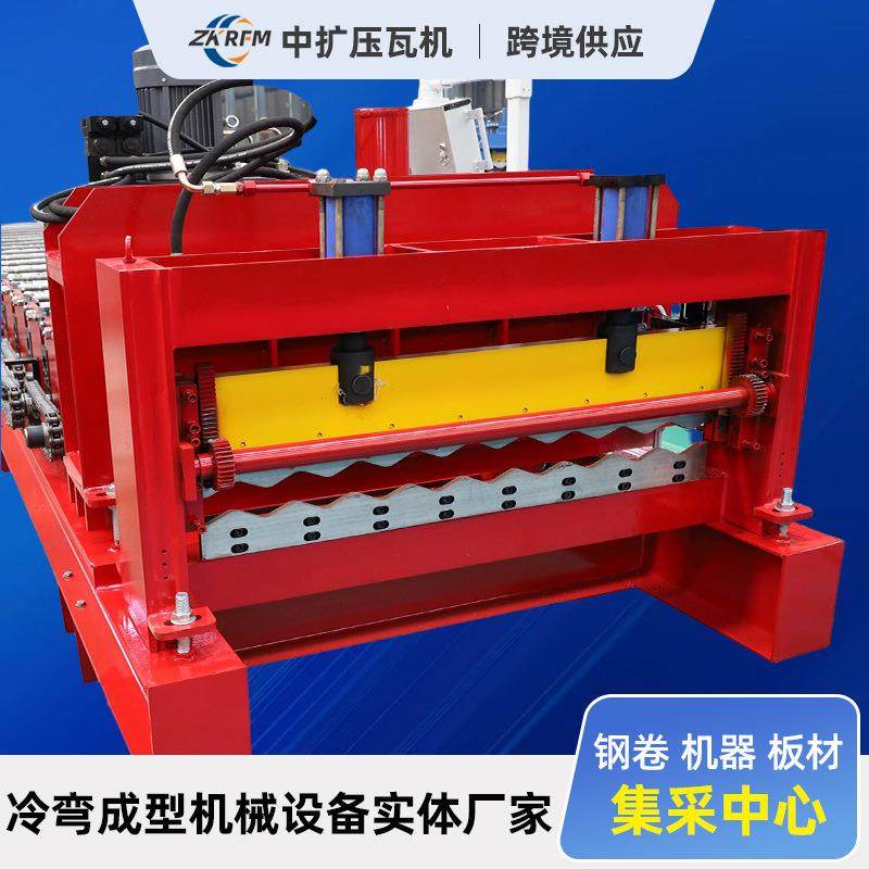 1000型红色琉璃单板压瓦机彩钢琉璃瓦加工机器设备铁皮金属压瓦机,五金/工具,其他机械五金,淘宝优惠券,粉丝福利购,淘宝优惠卷