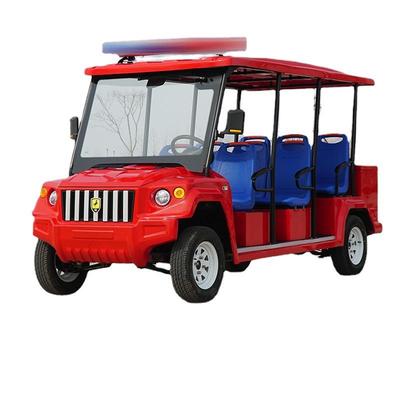 新款5座三排8座电动巡逻车旅游景区观光车物业保安城管双排巡逻车
