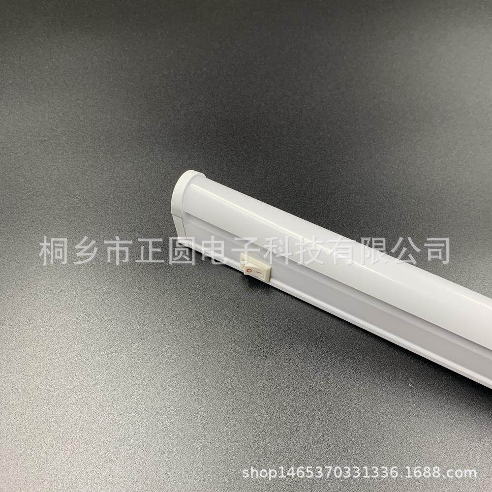 T5 120cm一体化LED灯管 18w全塑带开关支架灯