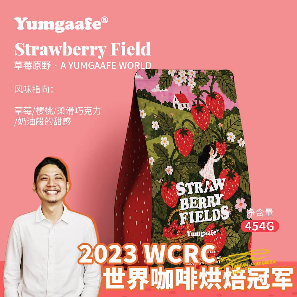 意式草莓深烘咖啡豆454g可现磨