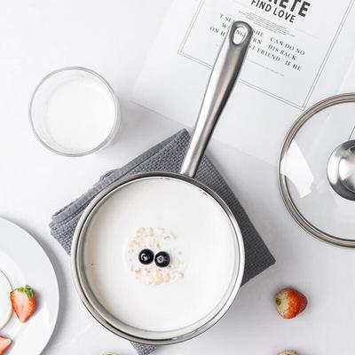 Debo德铂DEP-607蒂诺奶锅16cm婴儿宝宝辅食锅汤锅蒸锅