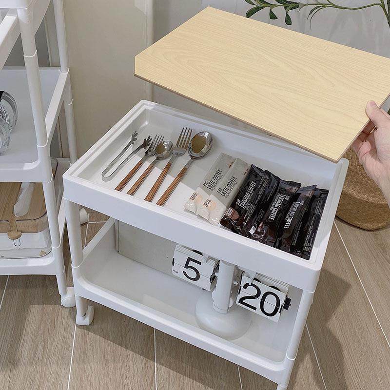 栋哈零食小推车置物架厨房落地浴室移动床头柜移动餐桌收纳书,收纳整理,书桌收纳置物架,淘宝优惠券,粉丝福利购,淘宝优惠卷