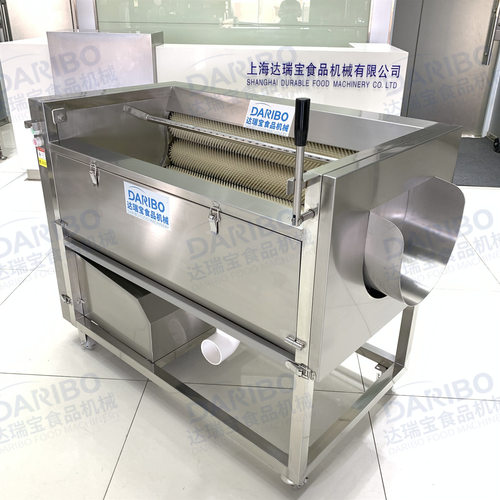 W新款直销毛辊清洗机 块茎状蔬菜去皮清洗设备 中央厨房食品厂用
