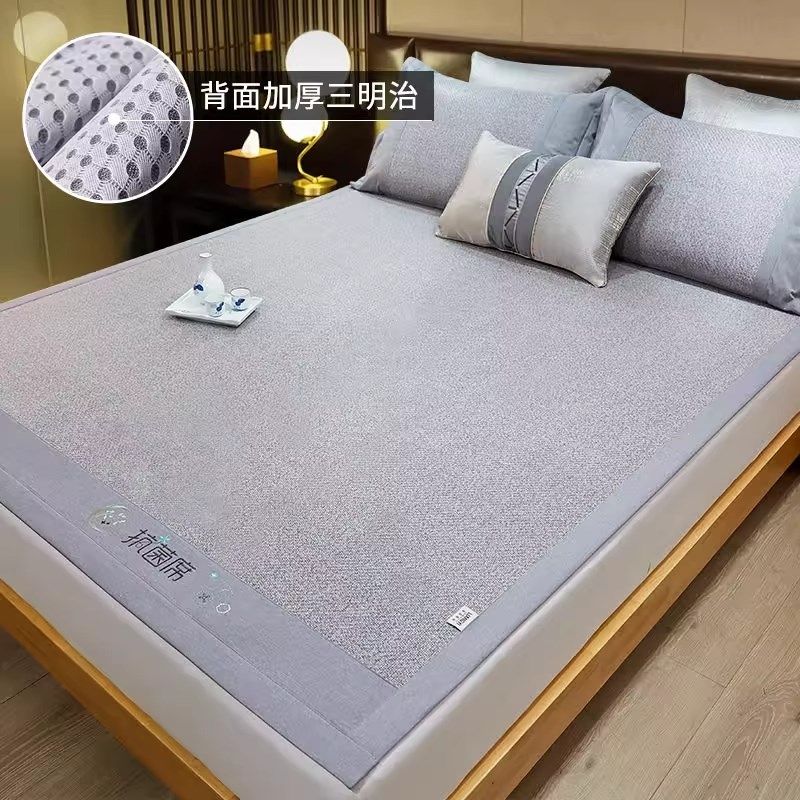 天然纯藤席凉席夏天新款空调冰丝席家用夏季可折叠草席子双面裸睡,床上用品,藤席,淘宝优惠券,粉丝福利购,淘宝优惠卷