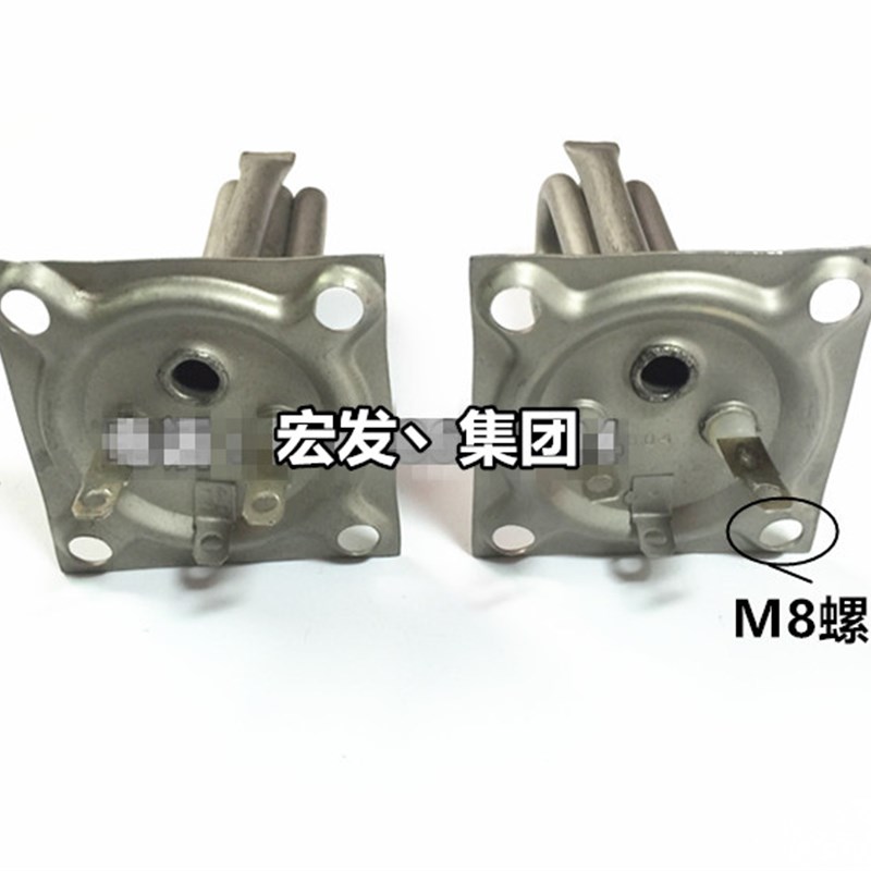 方形法兰汗蒸机加热管/蒸汽房发热管/蒸炉电热管/220V/2500W图片