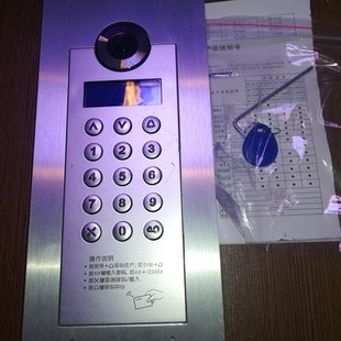 冠林AH TA6VKC彩色梯口机带刷卡功能工程剩余8成新提供技术咨询