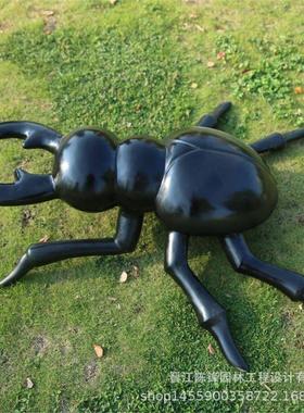 精品仿真户外昆虫树脂雕塑大型工艺品小动物艺术花园标本装饰摆件