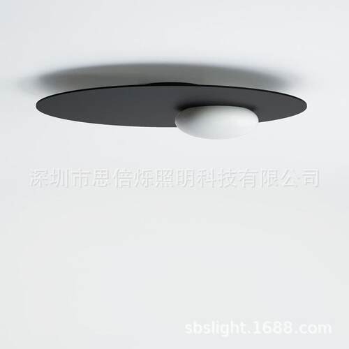 北欧简约样板房卧室吸灯现代设计师走廊过道阳台个性艺术吸顶灯