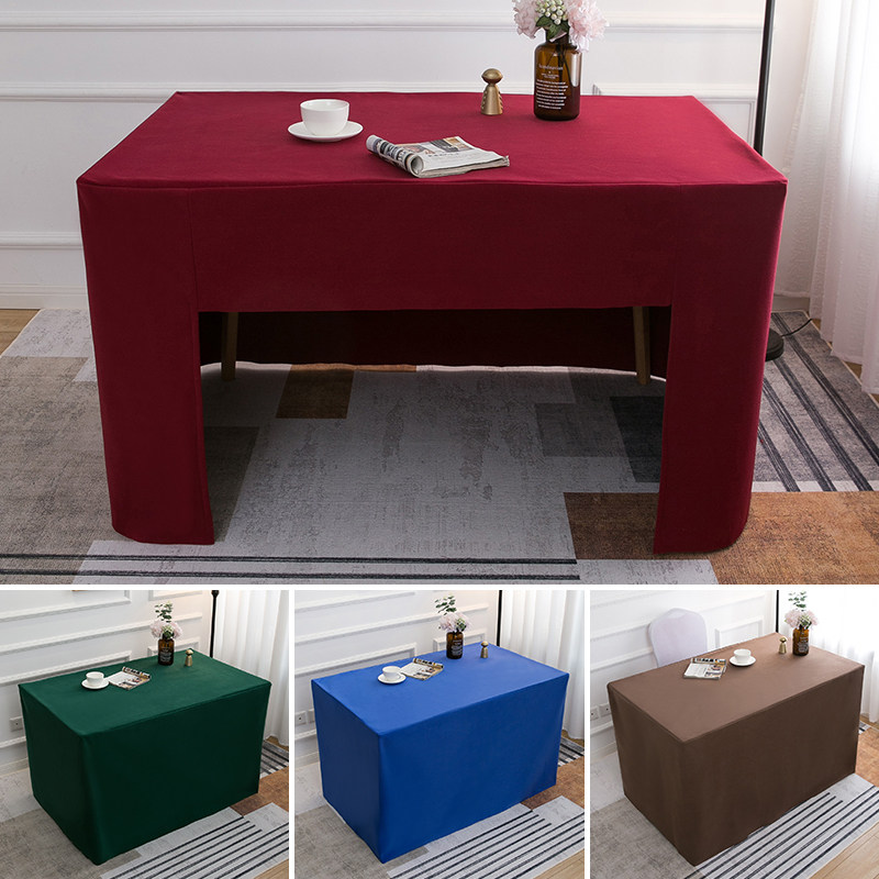 定制长方形办公室会议桌布布艺展会活动签到桌套加厚台尼酒店台布,居家布艺,桌布,淘宝优惠券,粉丝福利购,淘宝优惠卷