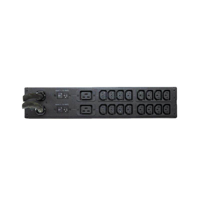 APC AP4424A机架式双路冗余转换 ATS PDU 2U 32A 16个C13机柜插座