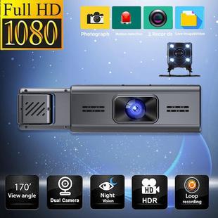 3.16英寸行车记录仪3镜头录像同屏显示手机回放高清1080P夜视仪