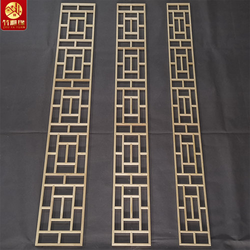 东阳木雕中式花格实木格栅隔断玄关仿古门窗装修悬吊式天花板屏风