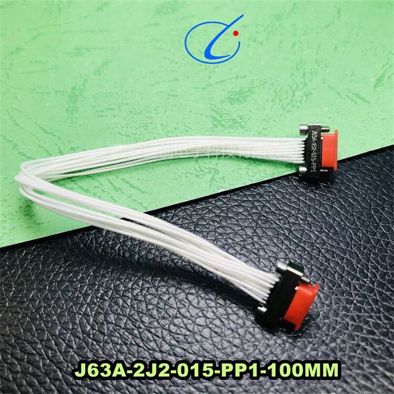 矩形连接器J63A-2J2-015-PP1-100MM 15芯航空插头接插件新品