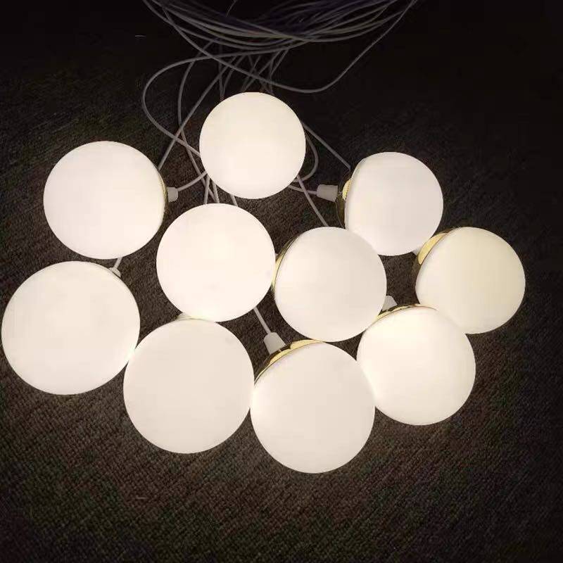 10头LED圆球吊灯个性创意婚礼舞台背景布置迎宾区装饰灯橱窗挂灯