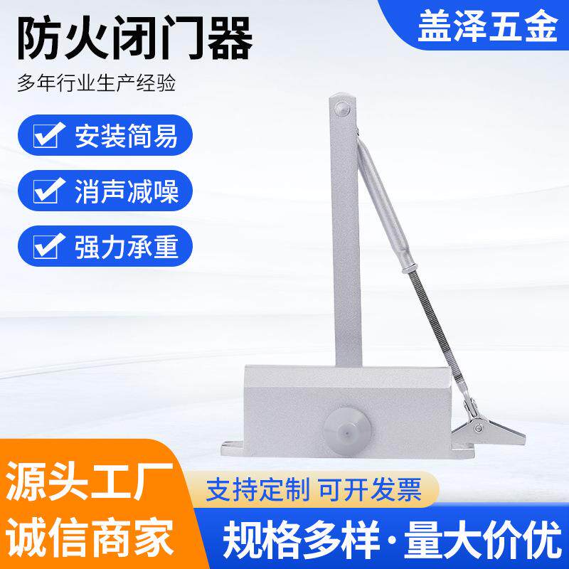 闭门器自动家用关门器 缓冲闭门器 90度定位家用防火门闭门器