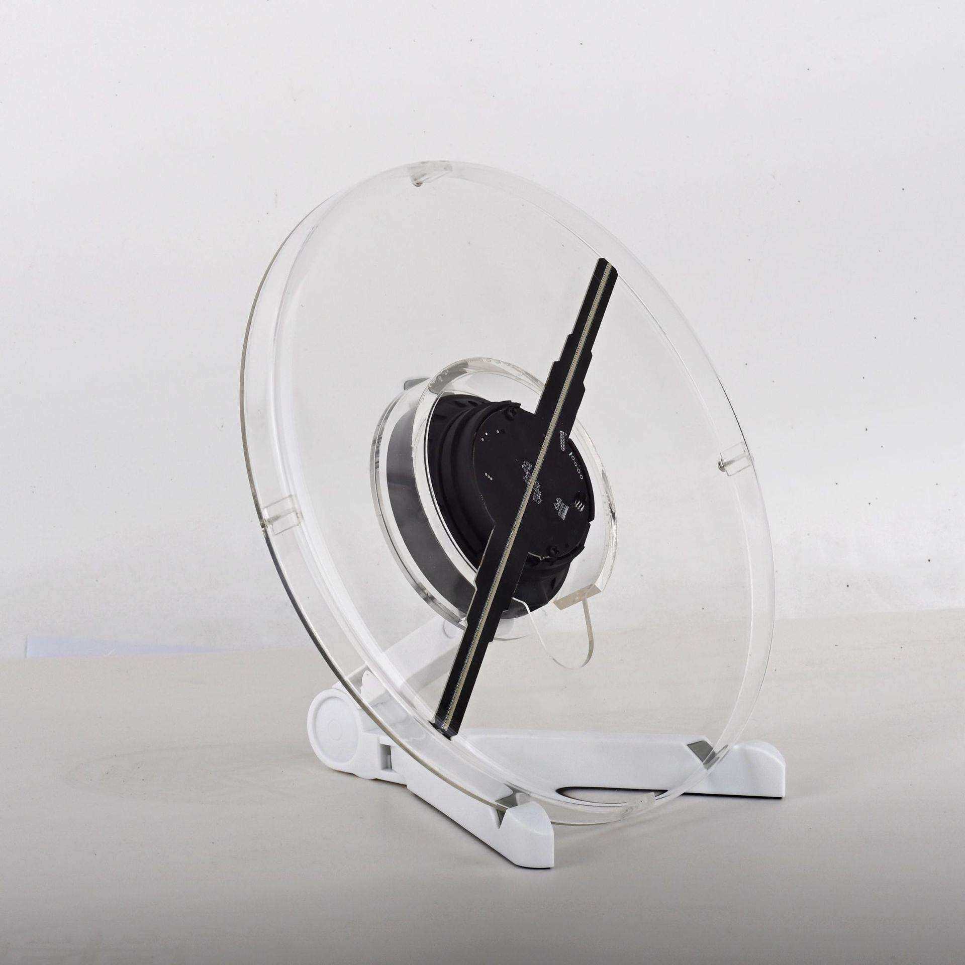 新款28CM桌面透明式裸眼3D全息广告机风扇屏HOLOGRAM LED FAN工厂