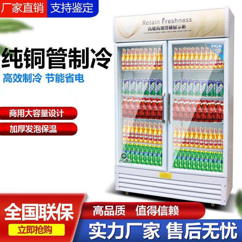 双开门立式柜啤酒柜单门饮料柜保鲜冷藏展示柜玻璃门冷饮展示柜;