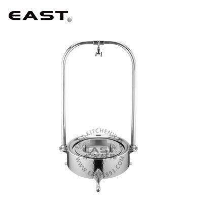 豪华不锈钢锤印暖菜锅炉架【EAST东方厨具】