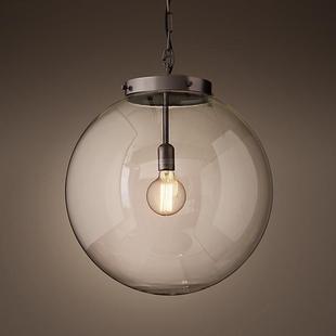 澳大利亚saa北欧餐厅吊灯简约创意奶茶咖啡厅吧台圆球玻璃装 饰灯