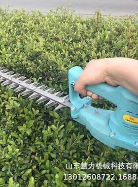 电动绿篱机小型手持双刃背负式小型修枝剪修枝机园林修剪机绿篱机