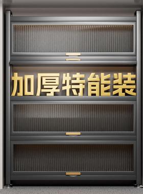 家用收纳柜钢制多层置物架卧室阳台客厅儿童鞋柜多功能杂物储物柜