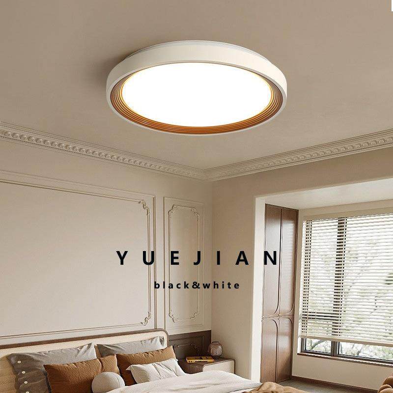 led吸顶灯圆形主卧室灯简约现代大气书房卧室房间灯餐厅温馨灯具