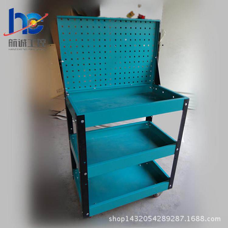 汽修工具车维修工具车转向刹车轮移动工具箱收纳柜三层零件车