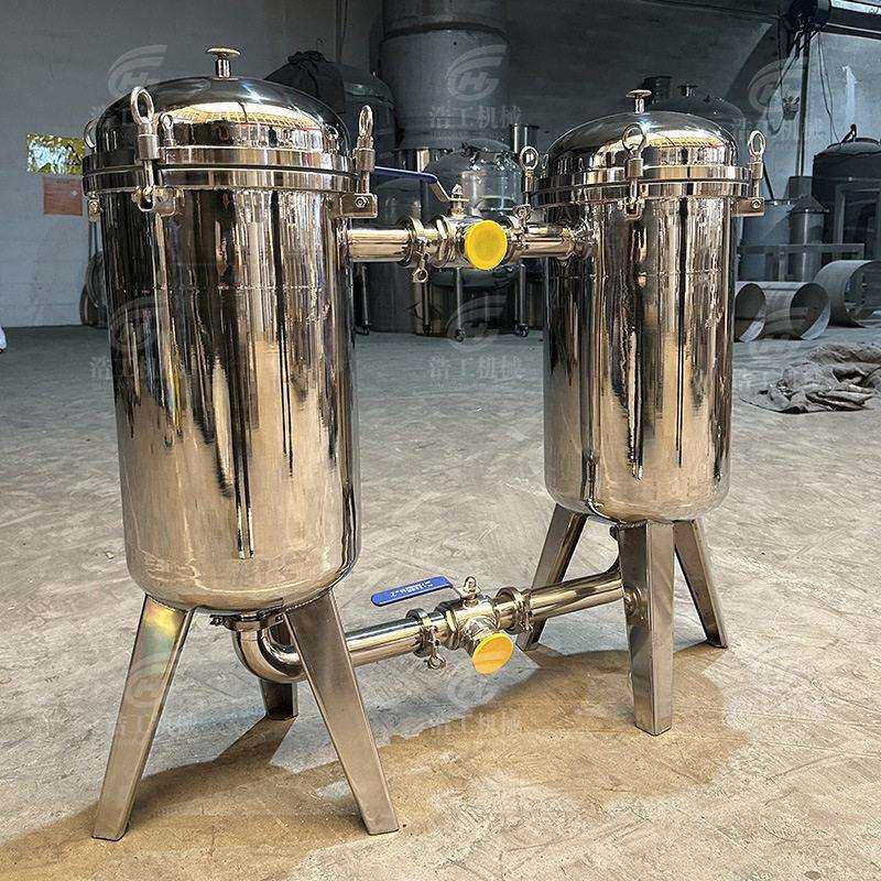 双联过滤器袋式过滤器 果汁饮料过滤器 多型号不锈钢双联过滤器