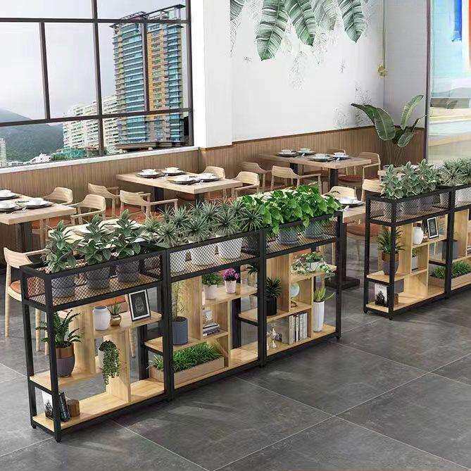 办公室隔断置物架餐厅隔断围栏隔断栅栏餐饮铁艺卡座隔断屏风花架