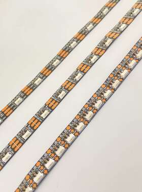 SK6812 4020 RGB侧发光幻彩灯带60灯 72灯144灯黑板裸板8mm 5V