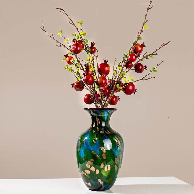 创意绿色鎏金琉璃花瓶轻奢现代客厅玄关角几电视柜装饰餐桌摆件,模玩/动漫/周边/娃圈三坑/桌游,模型制作工具/辅料耗材,淘宝优惠券,粉丝福利购,淘宝优惠卷