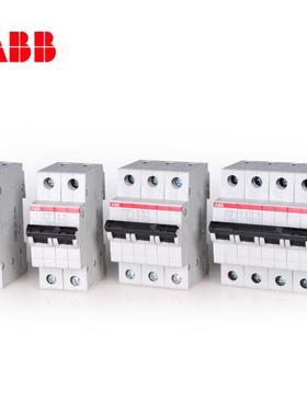 ABB微型断路器SH200系列25A家用3P三极6KA空气开关C特性SH203-C25