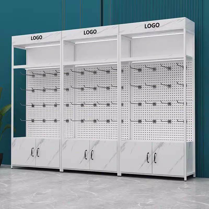 化妆品展示柜彩妆洞洞板展示架超市货架饰品陈列架家用储物架书架,商业/办公家具,超市货架,淘宝优惠券,粉丝福利购,淘宝优惠卷