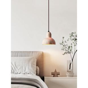 中古侘寂风卧室床头吊灯复古可升降岛台吧台餐厅设计师感灯具