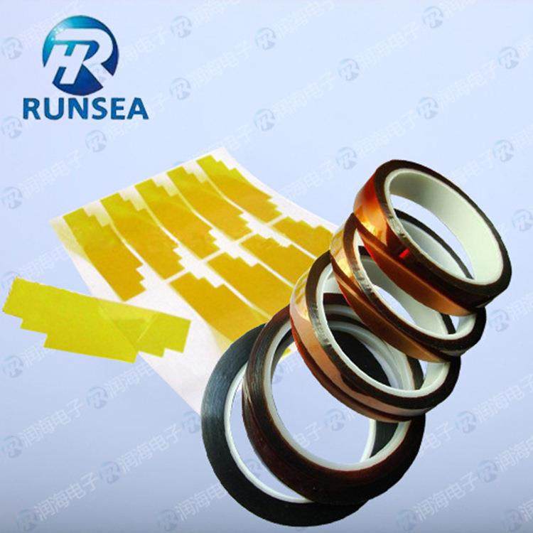 耐高温麦拉片金手指麦拉片基材为PI茶色 耐高温280度不残胶