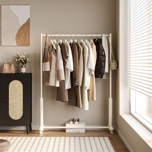 店衣服陈列架家用衣帽架 奶白色挂衣架简约女装 服装 店展示架落地式