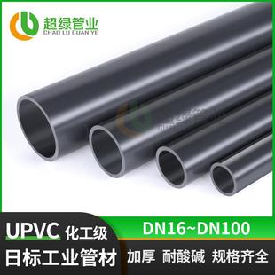 u工业管厚水管耐酸碱32 76mm 日标英制UPVC管化工pvc