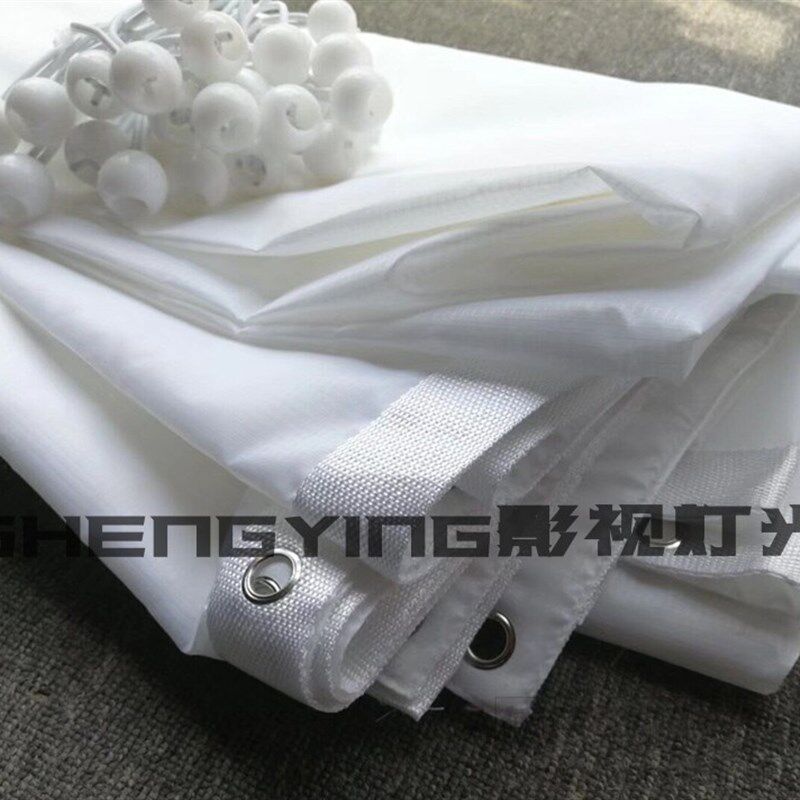 摄影棚摄影蝴蝶布8*8/12*12人像拍摄柔光白布十字柔光屏穿孔绑绳