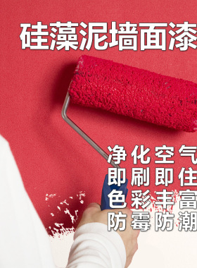 怡佰丽墙面调色漆白色客厅乳胶漆涂料彩色环保无味翻新补墙漆修补