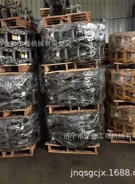 PC650挖掘机履带板 支重轮 引导轮发动机机脚垫t21N-01-11120