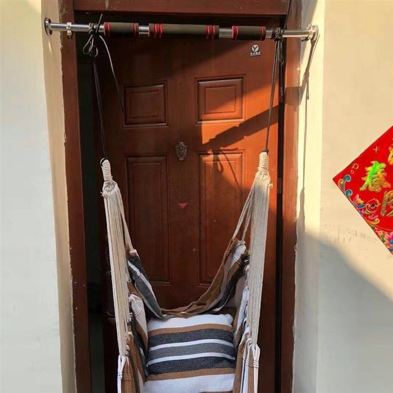 吊椅家用秋千阳台双人卧室悬挂休闲户外摇篮可躺宿舍支架室内吊床