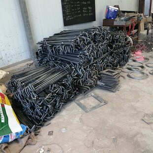 旗杆预埋件旗杆底座配件 地脚螺栓 螺杆尺寸可定制