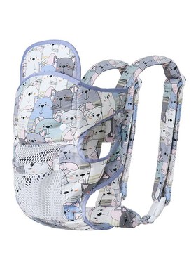 婴儿背带前后两用横抱式背篼夏季透气外出新生多功能简易神器抱娃