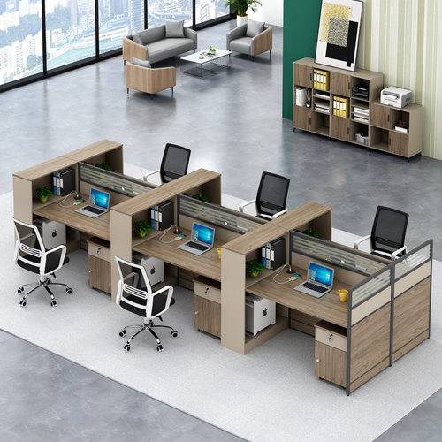 职员办公桌椅组合办公室卡座办公桌工作室屏风隔断工位员工卡位